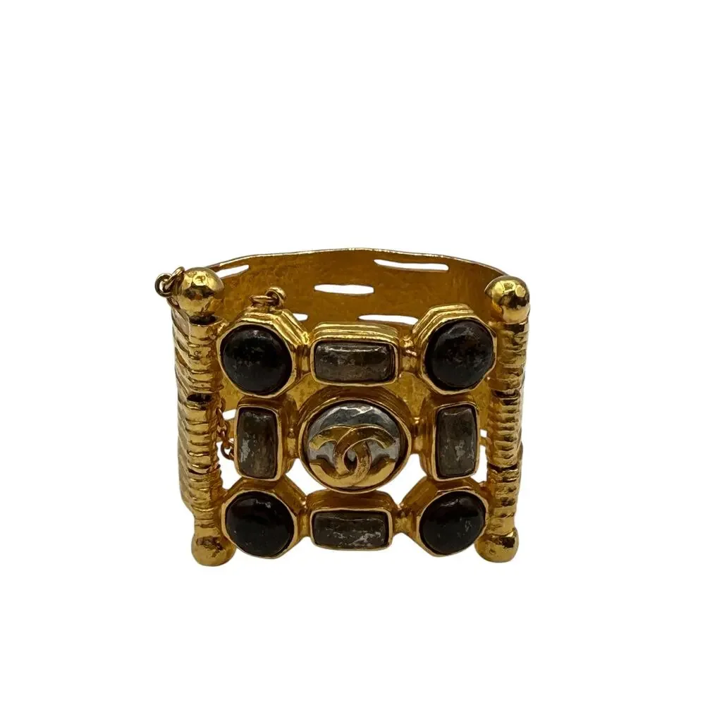 Chanel Fall 1997 CC Gripoix Cuff